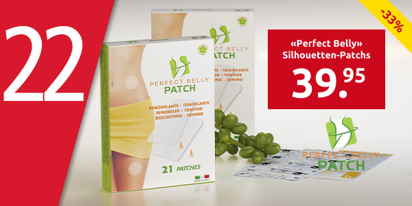 «Perfect Belly» Silhouetten-Patchs, 21 Stück