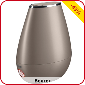 Beurer Luftbefeuchter/Duftdiffusor «LB37», caramel