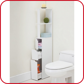 Badmöbel «Drake», weiss