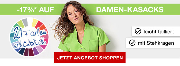 -17% AUF DAMEN-KASACKS