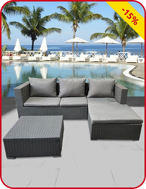 Gartenset «Andy», 3-teilig