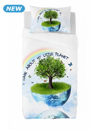 Garnitur «My little Planet», 160 x 210 cm + 65 x 100 cm