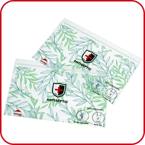 Set 2 antiseptische Beutel für Masken