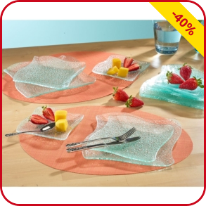 Tellerset «Oceana», 18-teilig