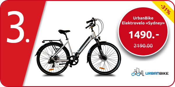 UrbanBike Elektrovelo «Sydney», weiss