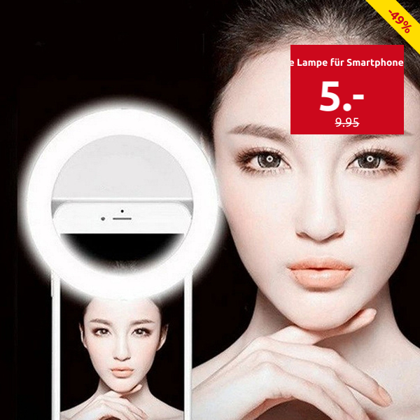 Selfie Lampe für Smartphone, LED