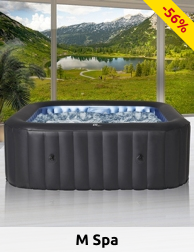 MSpa «Tekapo» aufblasbar, 4 Personen, 108 Jet-Düsen