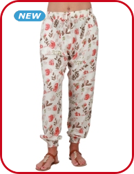 Leichte Sommerhose, weiss