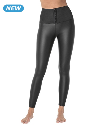 2-in1 Formende Leggings Push up, schwarz