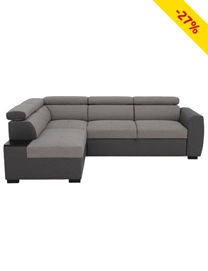 Schlaf-Ecksofa «Kayli», 245 x 184 cm, anthrazit