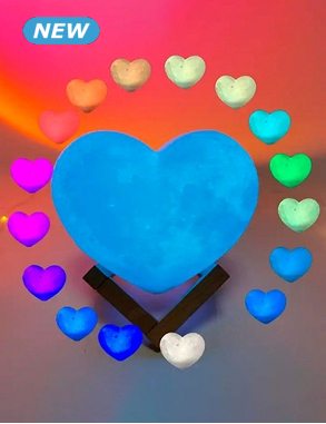 Lampe «Heart Light», 16 Farben, Ø10 cm