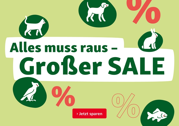 Alles muss raus - Großer Sale