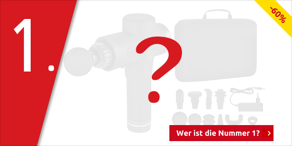 Muskel-Massage Gun, 30 Geschwindigkeiten, 9 Massageköpfe