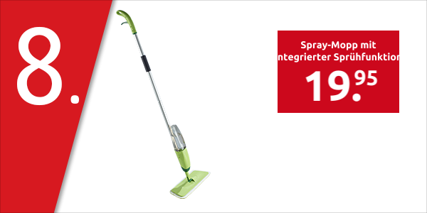 Spray-Mopp mit integrierter Sprühfunktion