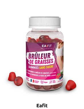 Eafit Nahrungsergänzungsmittel «Fettverbrenner Gummies», 60 Stück