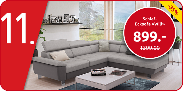 Schlaf-Ecksofa «Will»