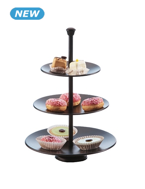 Etagere 3-stöckig, H 36,5 cm