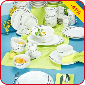 Tafelservice «Linea», 74-teilig