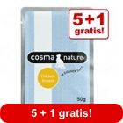 5 + 1 gratis! Cosma Nature Maaltijdzakjes 6 x 50 g