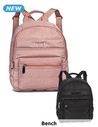 Bench. Gesteppter Rucksack, 7 l, rosa