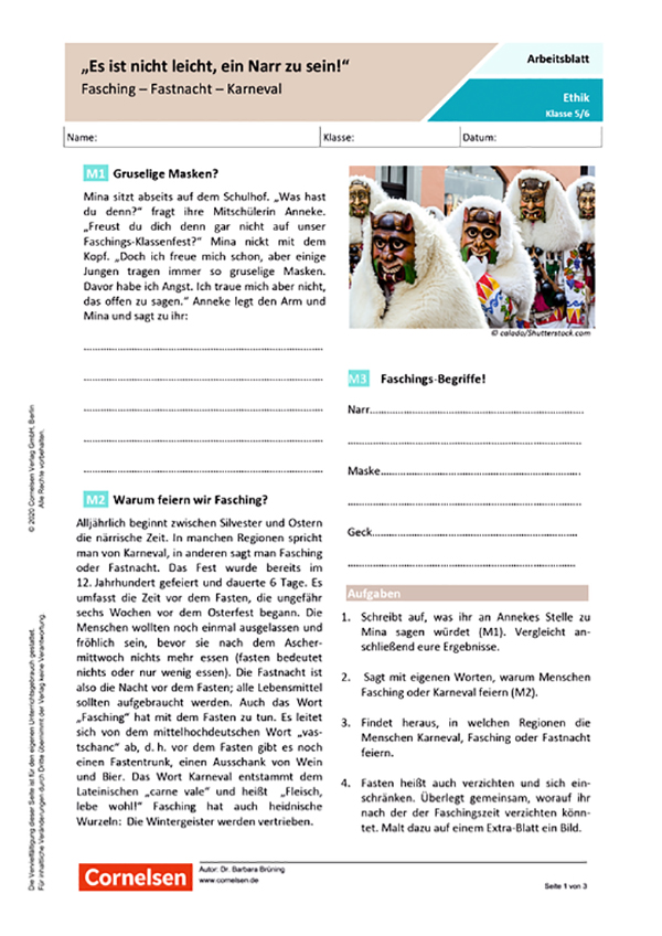 Arbeitsblatt