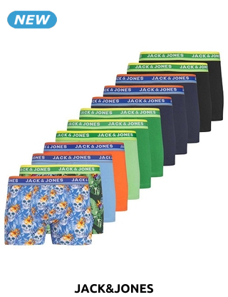 JACK&JONES Boxer, 12er-Pack, mehrfarbig