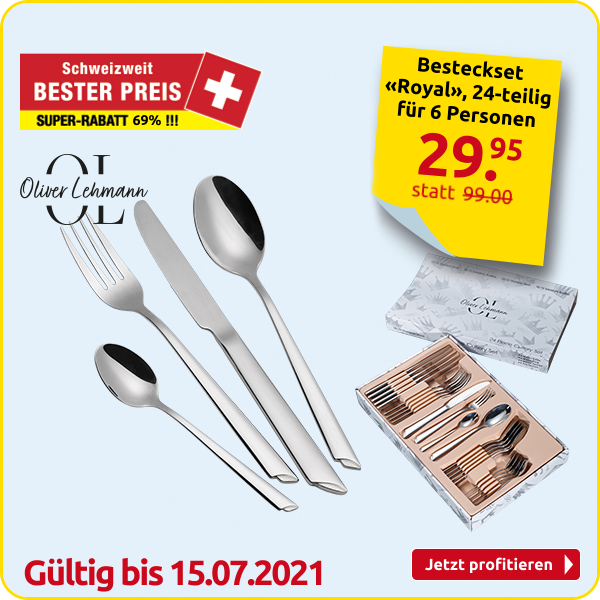 Besteckset «Royal», 24-teilig, für 6 Personen