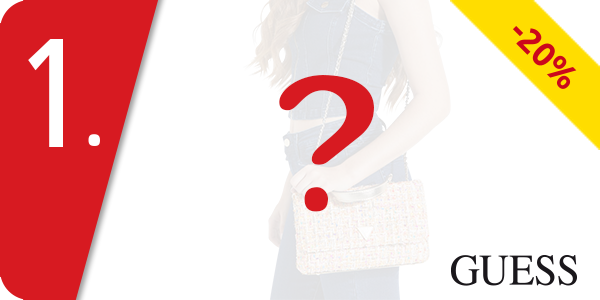 GUESS Wandelbare Handtasche, golden/mehrfarbig