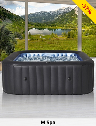 MSpa «Tekapo» aufblasbar, 4 Personen, 108 Jet-Düsen
