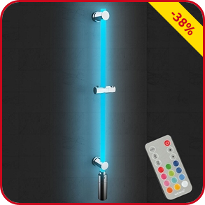 Beleuchtete Duschstange, LED
