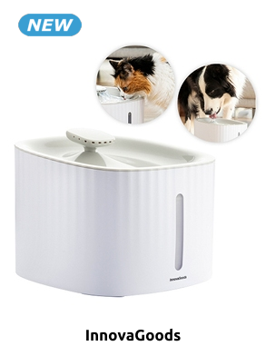 InnovaGoods Trinkbrunnen für Haustiere «Drinkatt», 3 l