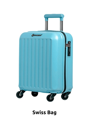 Swiss Bag Koffer «Cabine», H 45 cm, 32 l, light, hellblau