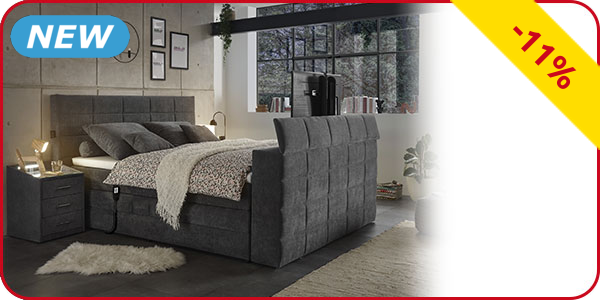 Boxspringbett «Electric Movie», 180 x 200 cm