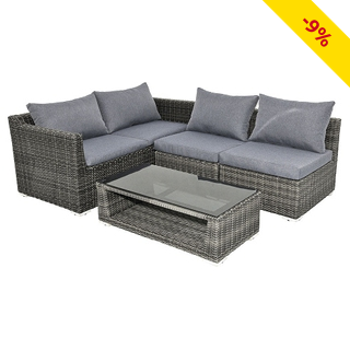 Gartenset «Modulo», 4-teilig