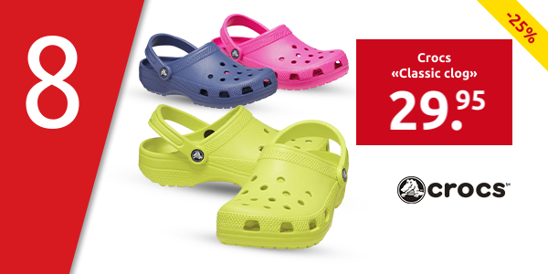 Crocs «Classic clog», gelb