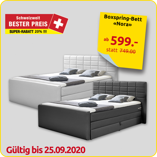 Boxspring-Bett «Nora»