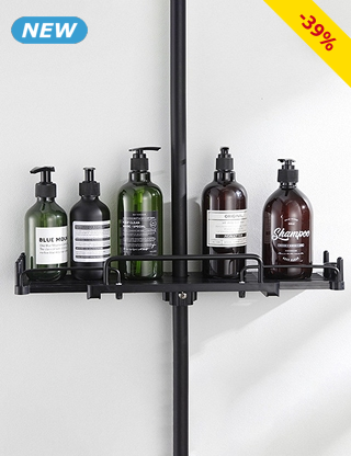 Badezimmerablage, ausziehbar, L32-48xB12xH8 cm