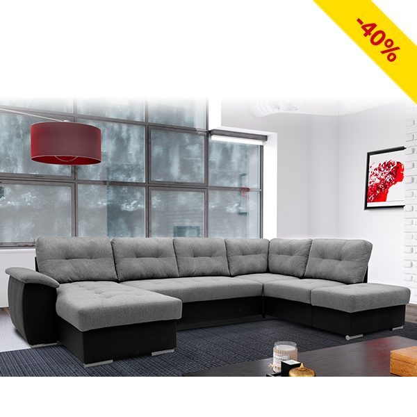 Wohnlandschaft «Ronin 2» mit Gästebettfunktion