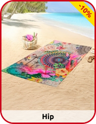 Strandtuch «Maelly», 100 x 180 cm