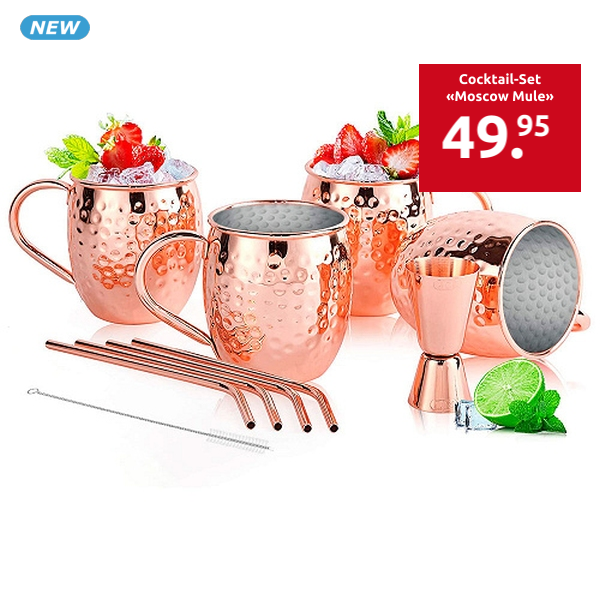 Cocktail-Set «Moscow Mule», 10-teilig