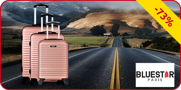 Kofferset «Brazil» Bluestar, rosa