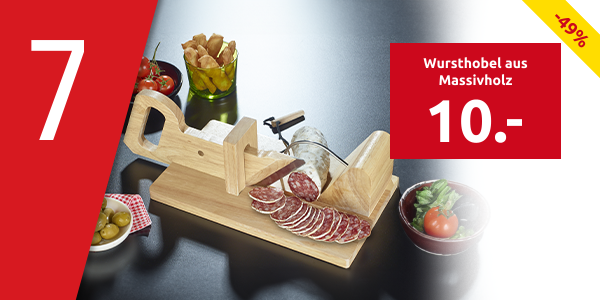 Wursthobel aus Massivholz