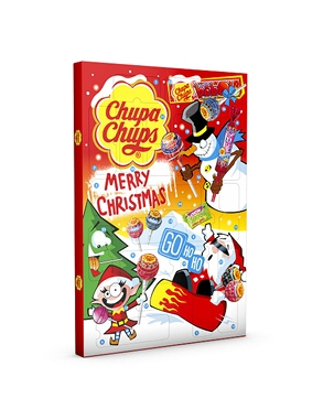 Adventskalender Chupa Chups, Lutscher & Kaugummis