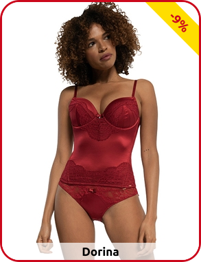 Korsett Cup B Dorina, rot