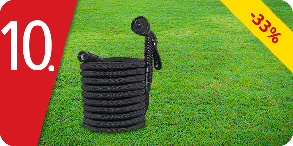 Gartenschlauch Force 30 m, Latex, schwarz