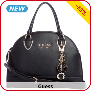 GUESS Handtasche Satchel «Sherol Cali», schwarz