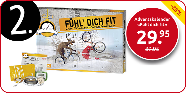 Adventskalender «Fühl dich fit»
