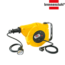 BRENNENSTUHL Automatische kabelhaspel IP20 geel, 9+2 meter | HORNBACH