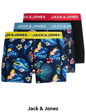 JACK & JONES Boxer, 3er-Pack, bunt + bunt + schwarz