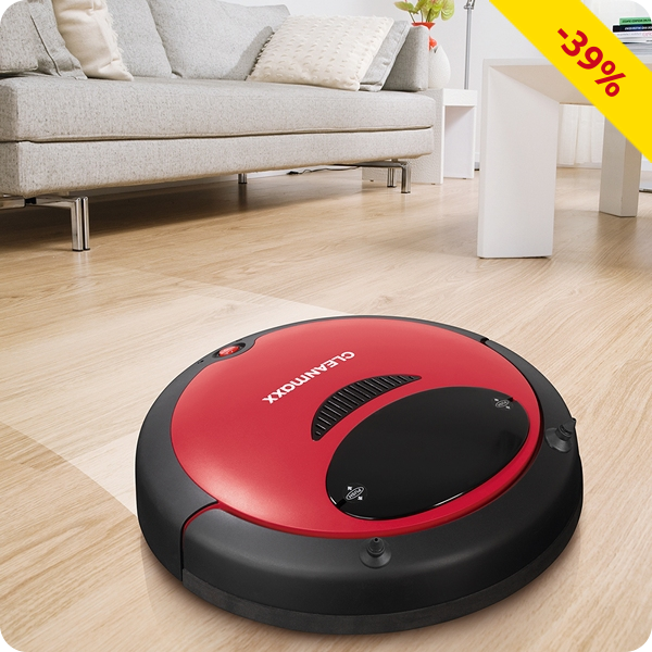 Saugroboter 2-in-1 von Cleanmaxx, saugt und wischt